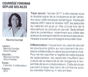 Courrégé Foreman déploie ses ailes